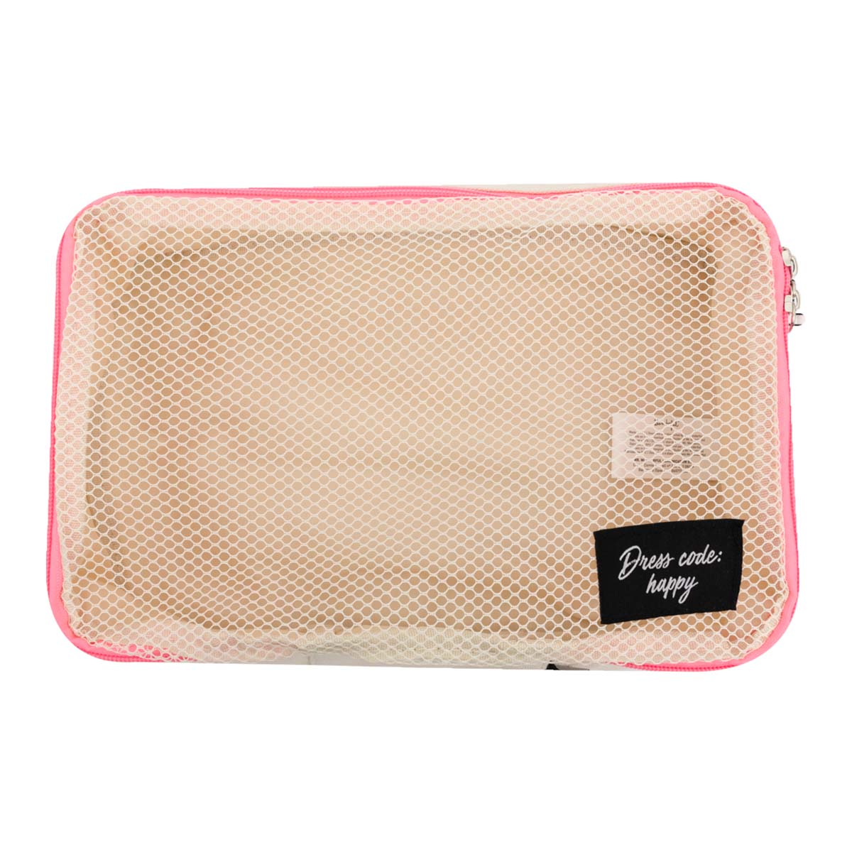 Conjunto de 3 bolsas organizadoras de viagem para bagagem Mr Wonderful: Dress code: happy 4