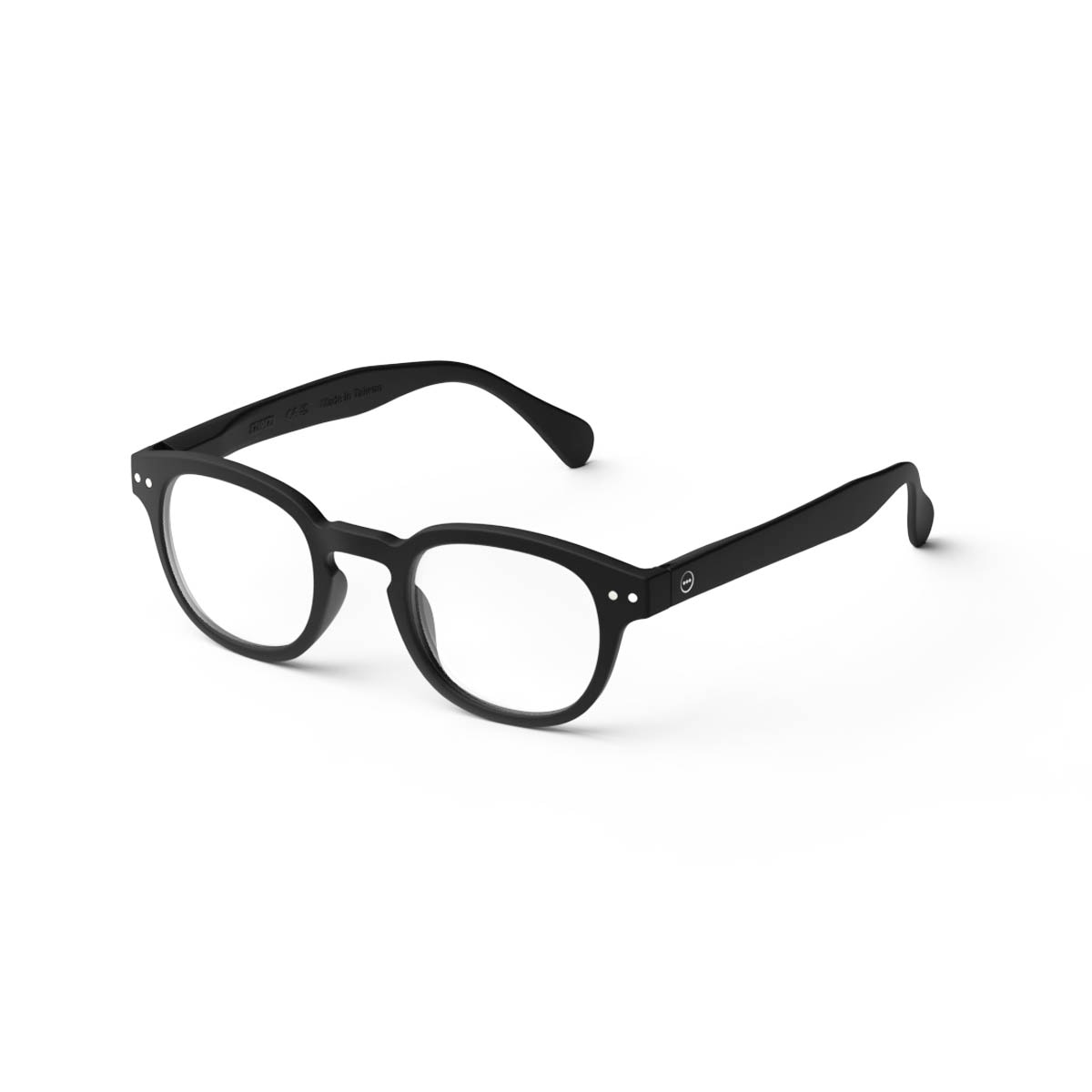 Óculos de Leitura # C de Forma Quadrada - Preto Preto-3