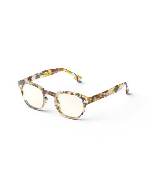 Gafas de luz azul Izipizi #C forma cuadrada carey azul 3