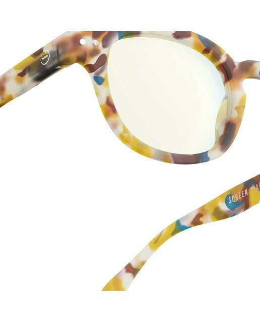 Gafas de luz azul Izipizi #C forma cuadrada carey azul 4