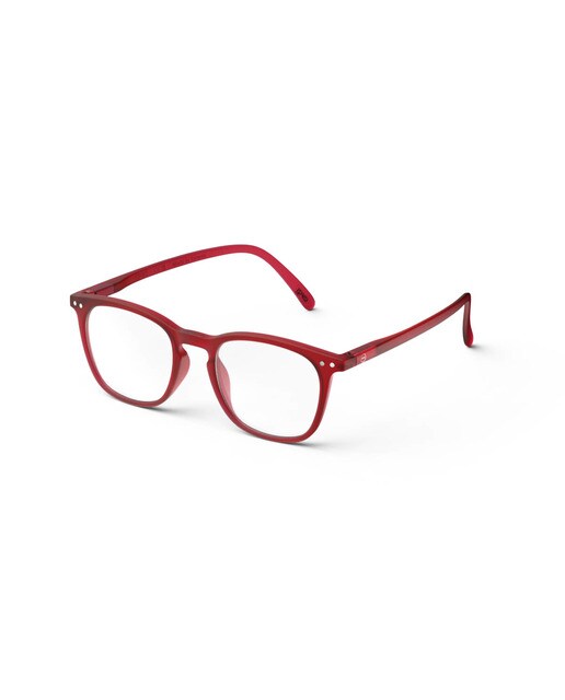 Óculos de Leitura # E em Forma de Trapézio - Vermelho Vermelho-3