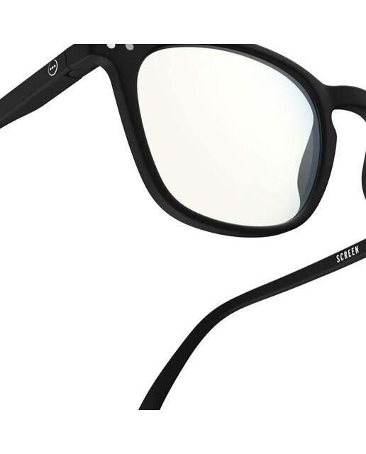 Gafas de luz azul Izipizi #E forma trapecio negro 4