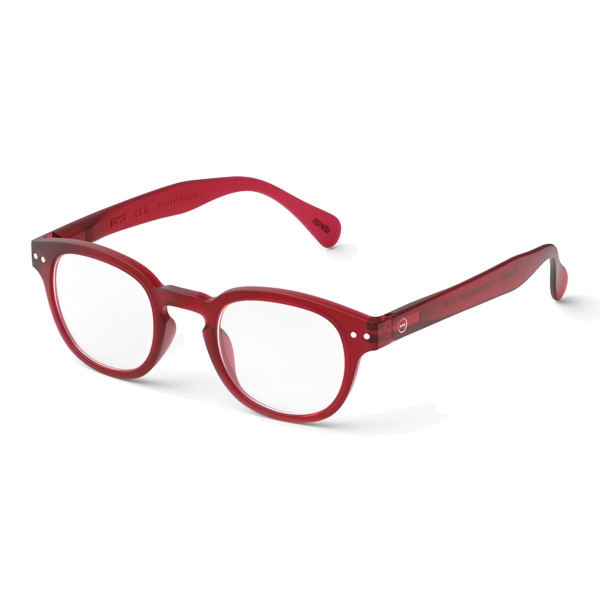Gafas de lectura Izipizi #C forma cuadrada rojo cherry 2
