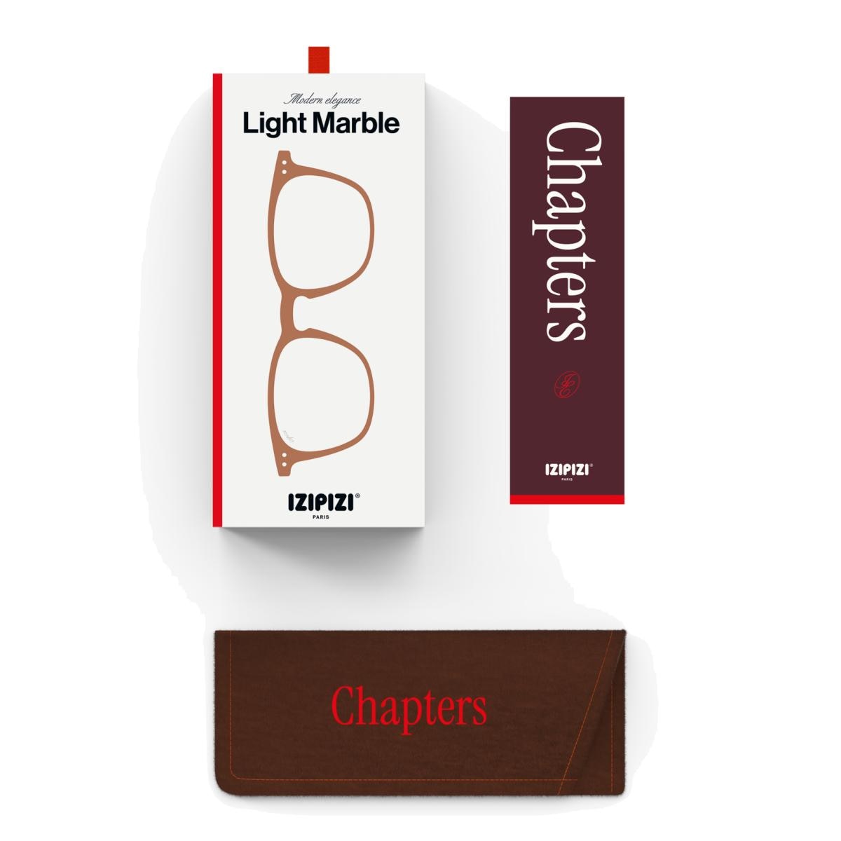 Imagen 5 de Gafas de lectura Izipizi #E forma trapecio mármol light
