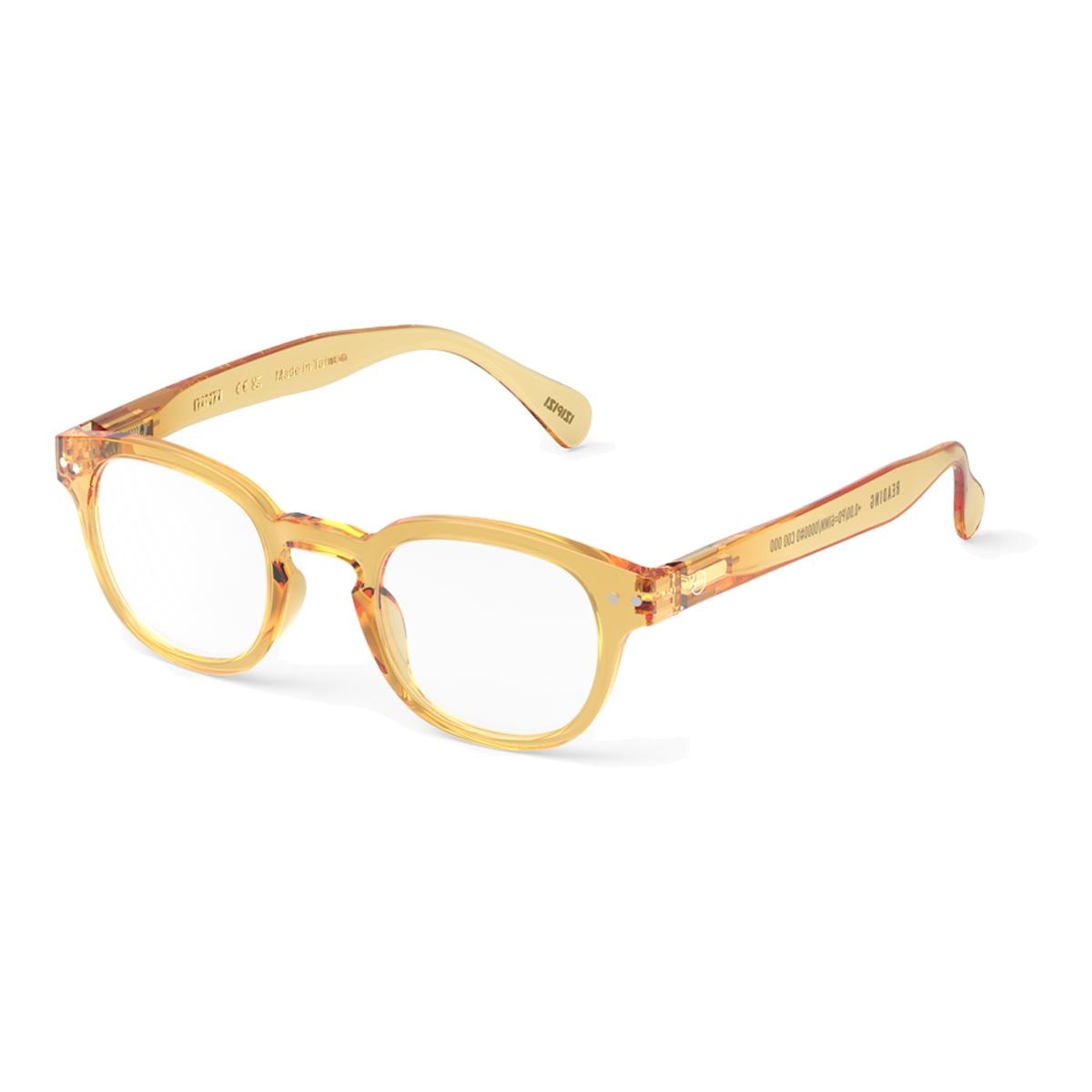 Gafas de lectura Izipizi #C forma cuadrada marrón amarillo golden canyon +1,0 2