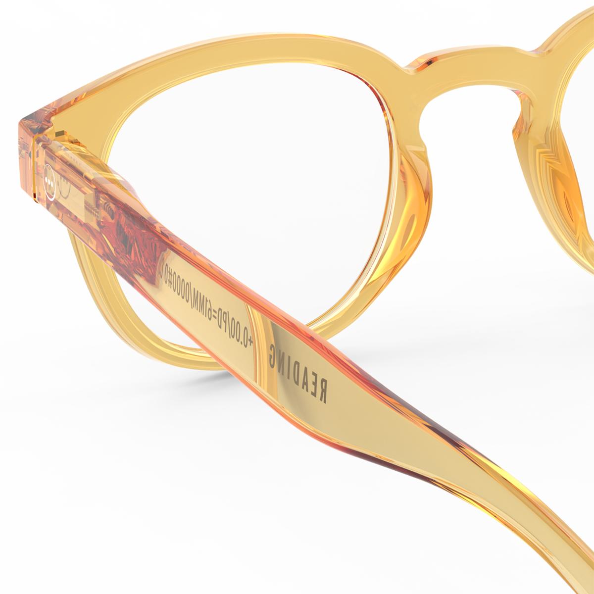 Gafas de lectura Izipizi #C forma cuadrada marrón amarillo golden canyon +1,0 4