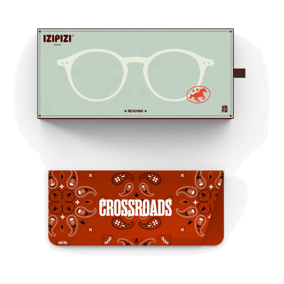 Gafas de lectura Izipizi #D forma pantos verde fields +1,0 5