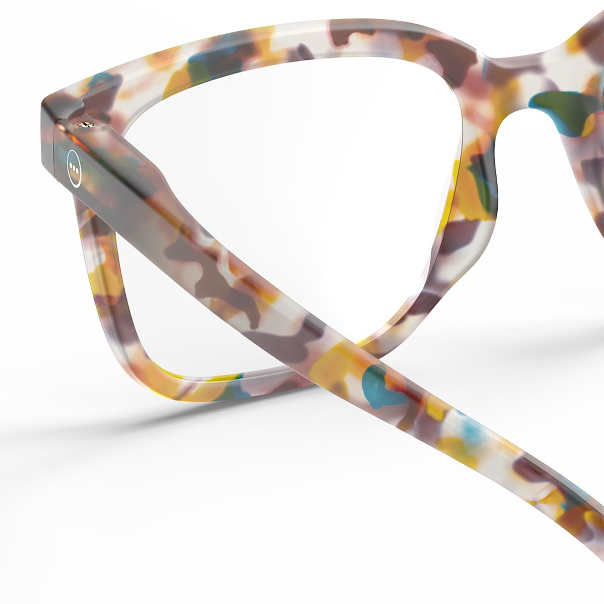Gafas de lectura Izipizi #L forma rectangular CAREY azul 4
