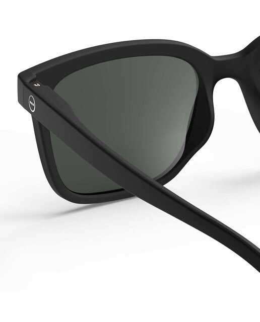 Óculos de Sol # L de Forma Retangular - Preto 4