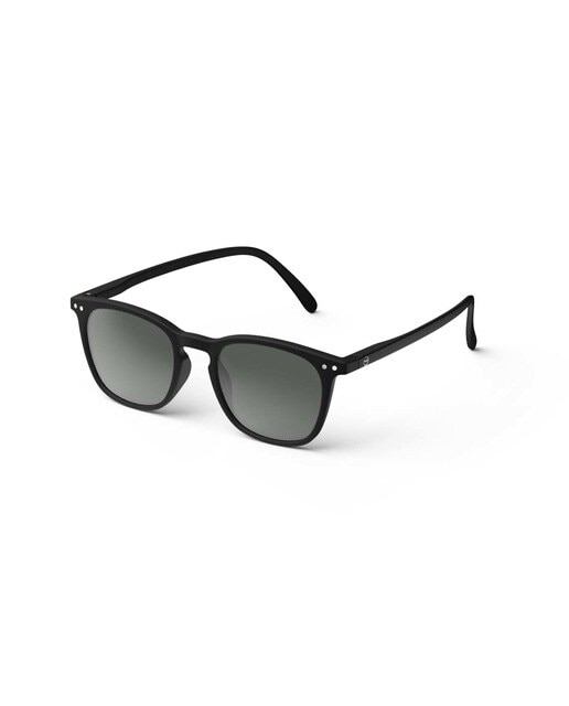 Óculos de Sol # E em Forma de Trapézio - Preto Preto-3