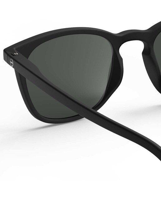 Óculos de Sol # E em Forma de Trapézio - Preto Preto-5