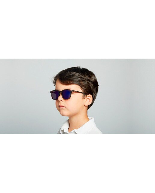 Gafas de sol espejo para niños de 5 a 10 años Izipizi #E forma trapecio carey 5