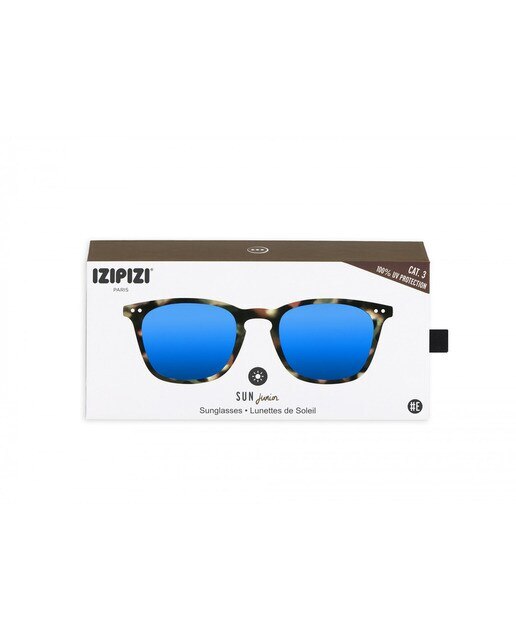 Gafas de sol espejo para niños de 5 a 10 años Izipizi #E forma trapecio carey 6