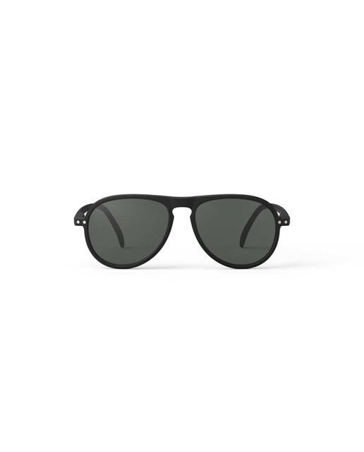 Óculos de Sol # I de Forma Aviador - Preto 1
