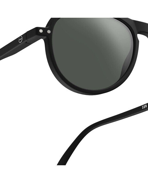 Óculos de Sol # I de Forma Aviador - Preto 4