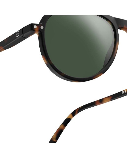 Óculos de Sol # I de Forma Aviador - Carey/Lente Verde 3