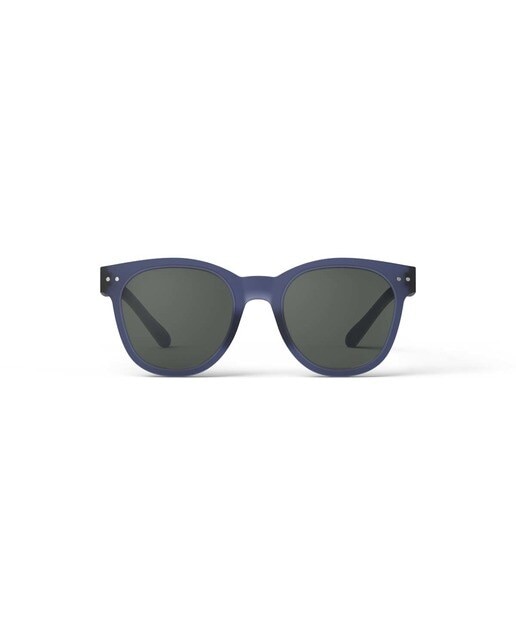 Óculos de Sol # N em Forma de Trapézio - Azul-Marinho 1