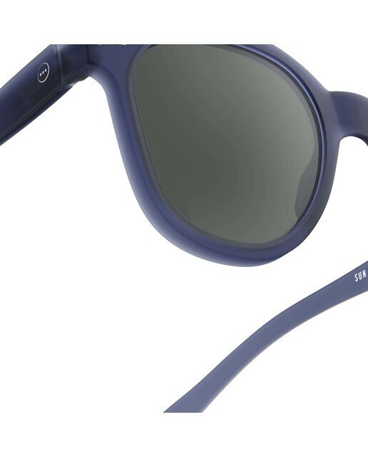 Óculos de Sol # N em Forma de Trapézio - Azul-Marinho 3