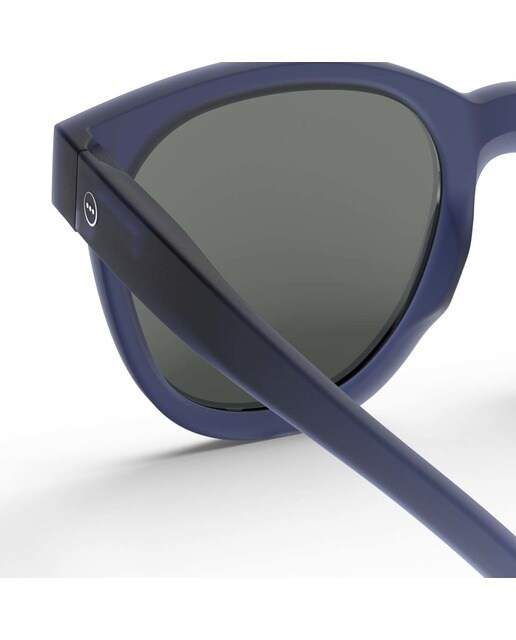 Óculos de Sol # N em Forma de Trapézio - Azul-Marinho 4