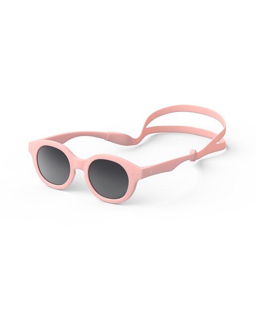 Imagen 2 de Gafas de sol para niños de 3 a 5 años Izipizi #C forma cuadrada rosa pastel