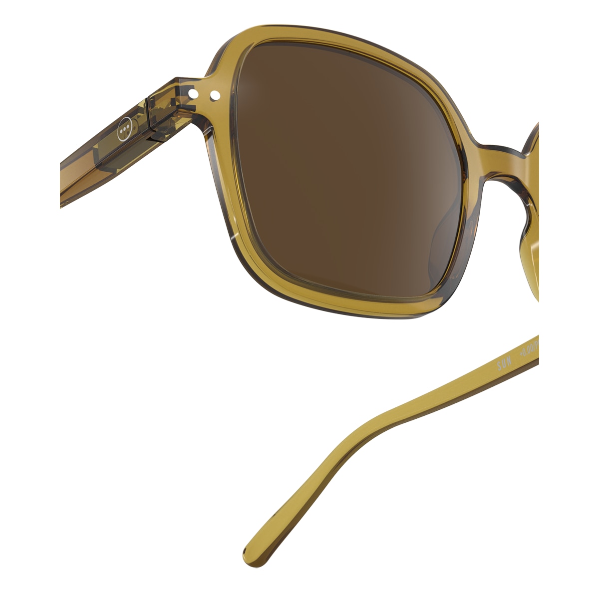 Óculos de Sol #Office Oversize - Verde Golden 3