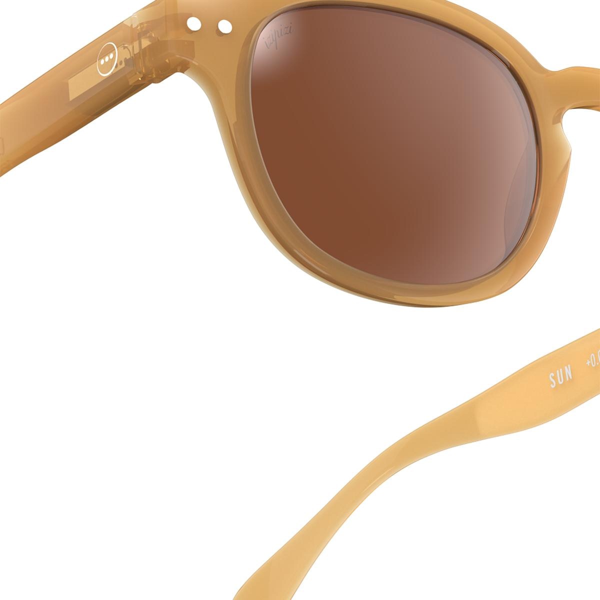 Óculos de Sol #C de Forma Quadrada - Amarelo Sweet Honey 3