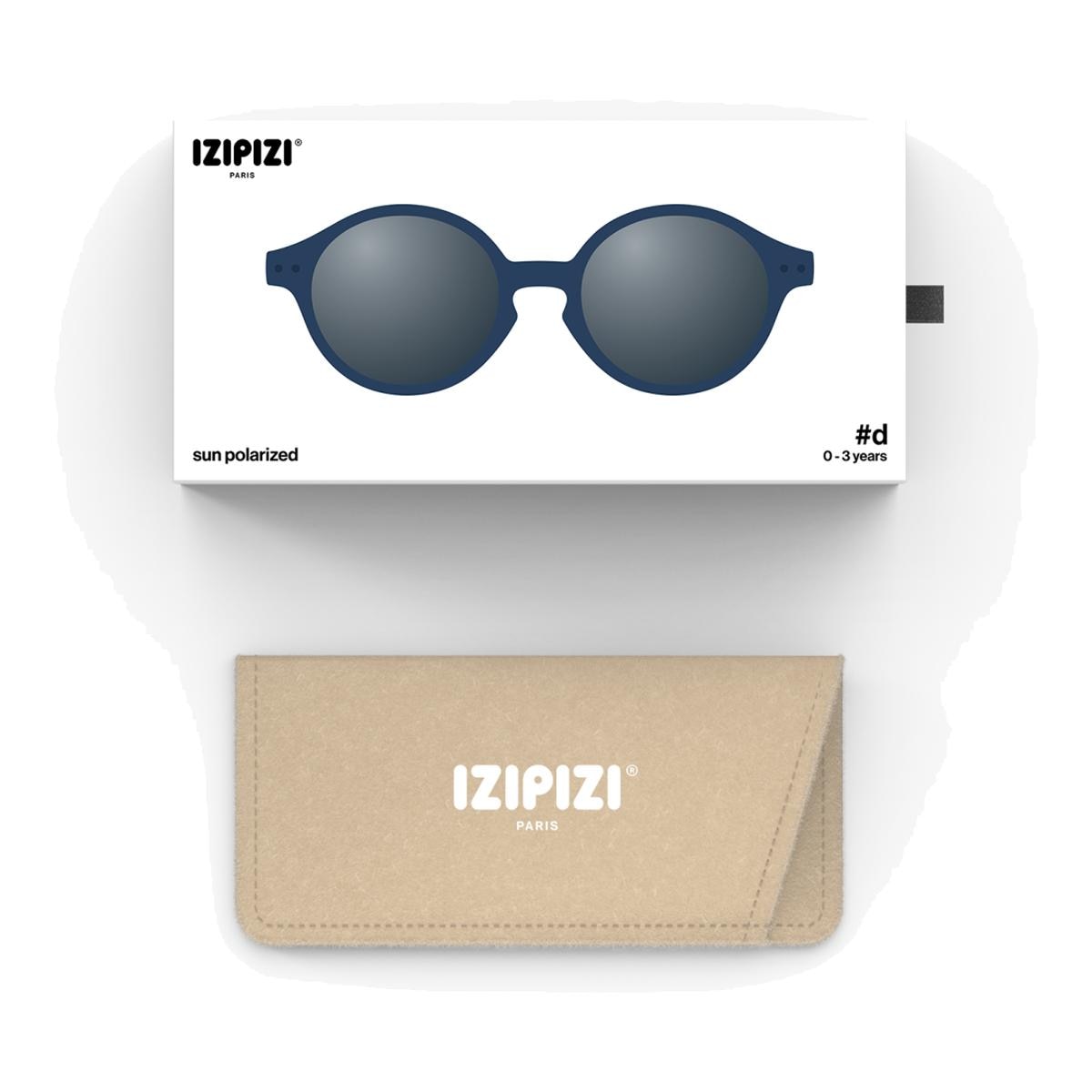 Imagen 5 de Gafas de sol para bebés de 0 a 3 años Izipizi #D forma pantos azul denim