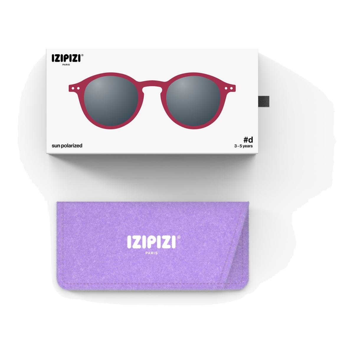 Gafas de sol para niños de 3 a 5 años Izipizi #D forma pantos rojo cranberry 5
