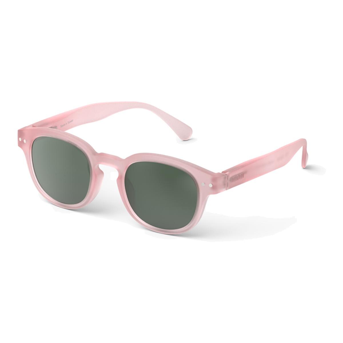 Gafas de sol para niños de 7 a 11 años Izipizi #C forma cuadrada rosa 2