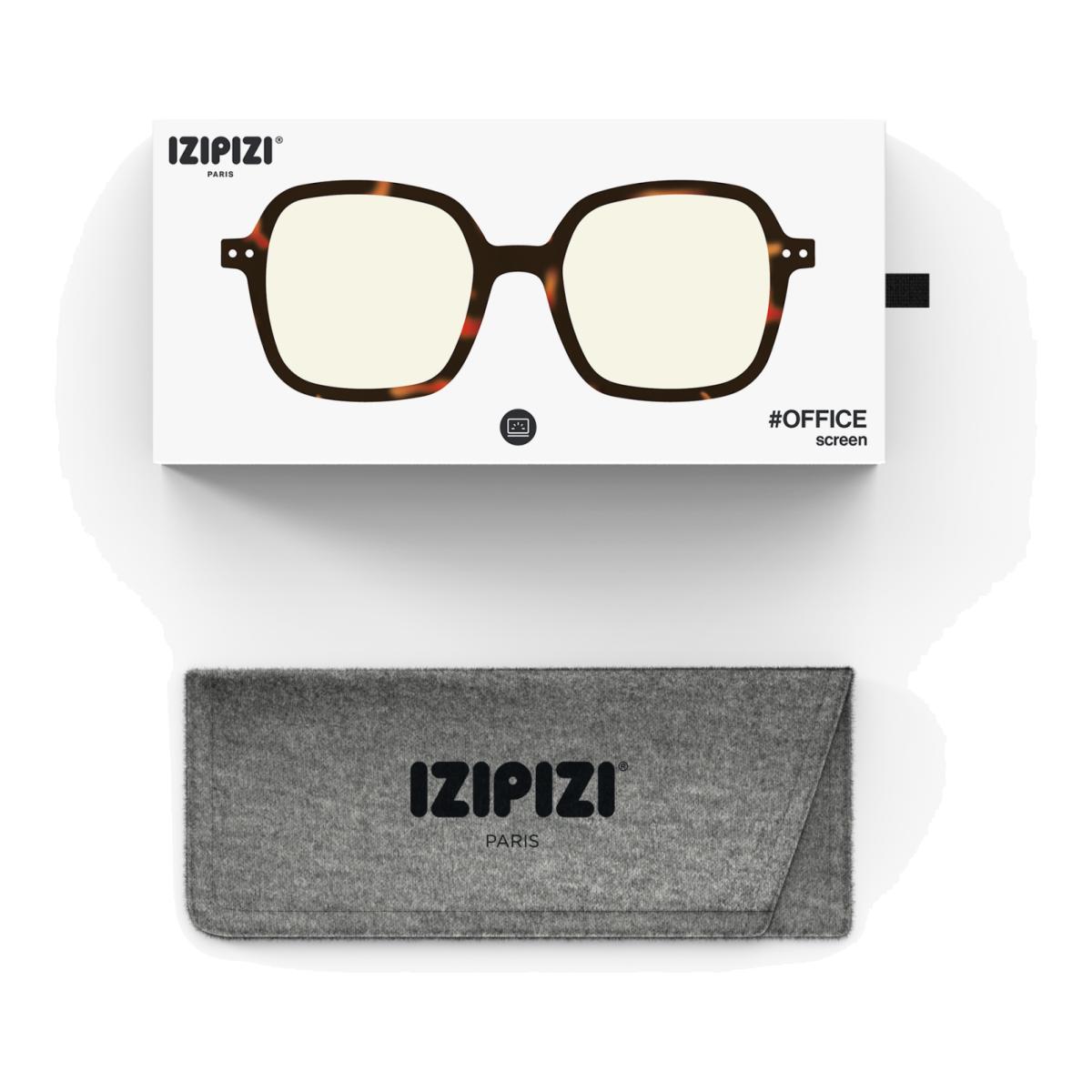 Gafas de luz azul Izipizi #OFFICE oversize carey 5