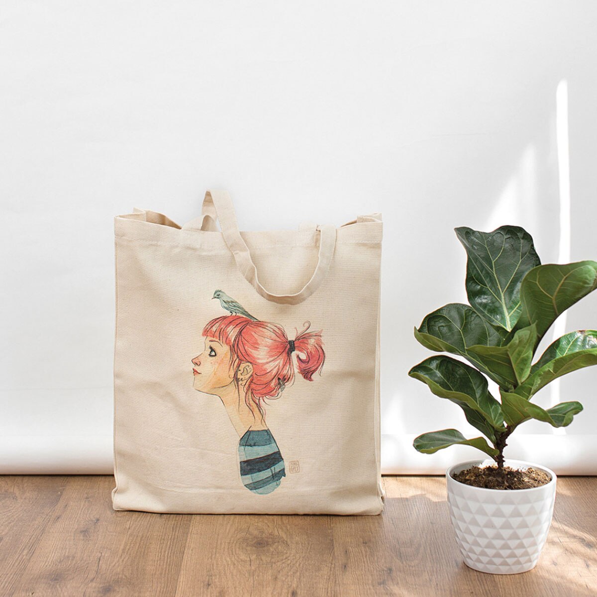 Mala Tote Cuquiland Pássaros na Cabeça 4