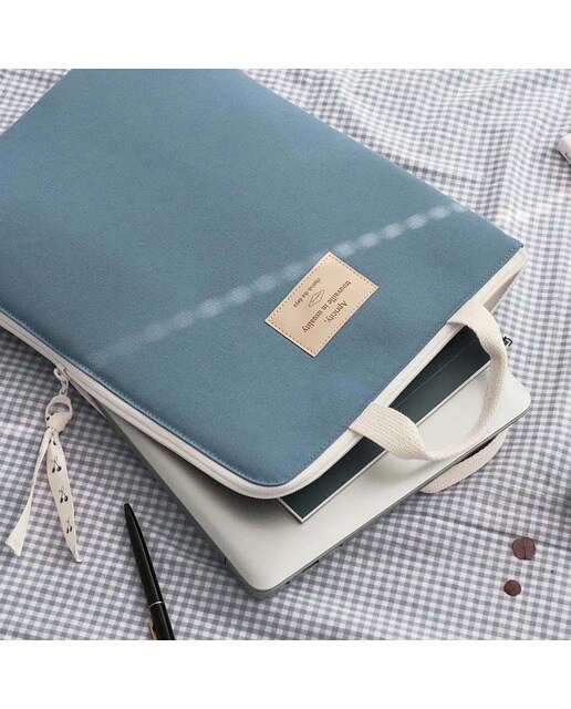 Capa A4 Acolchoada com Asas - Azul 2