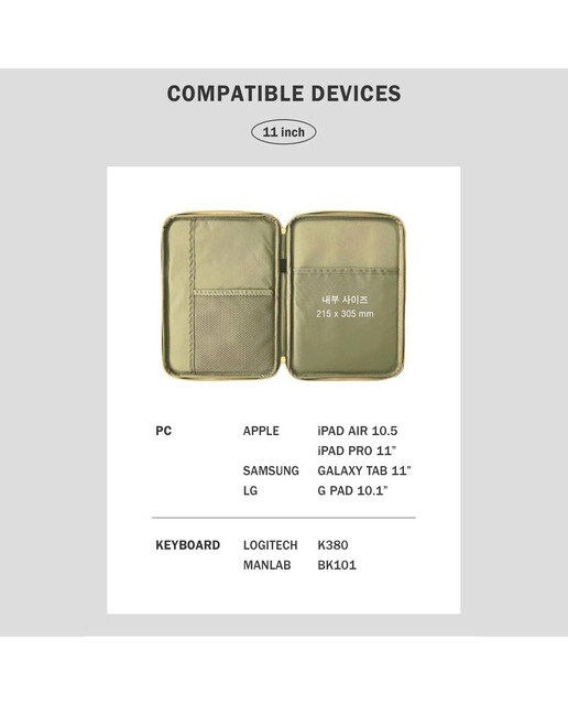Capa Acolchoada Cottony iPad 11" - Verde 3