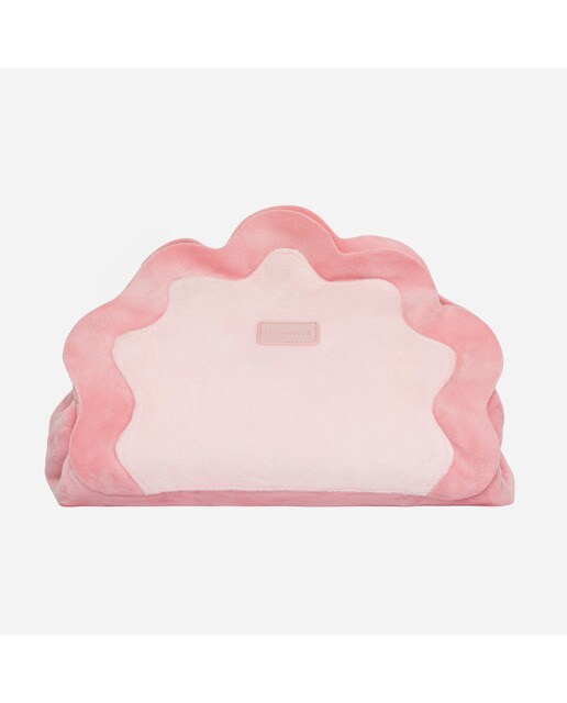Imagem 0 de Necessaire de maquilhagem Flamingueo com desenho ondulado concha rosa