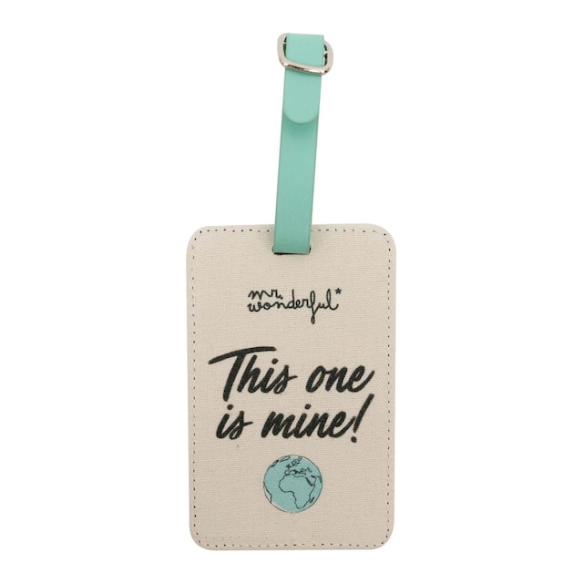 Imagen 0 de Identificador de maleta azul Mr Wonderful: This one is min