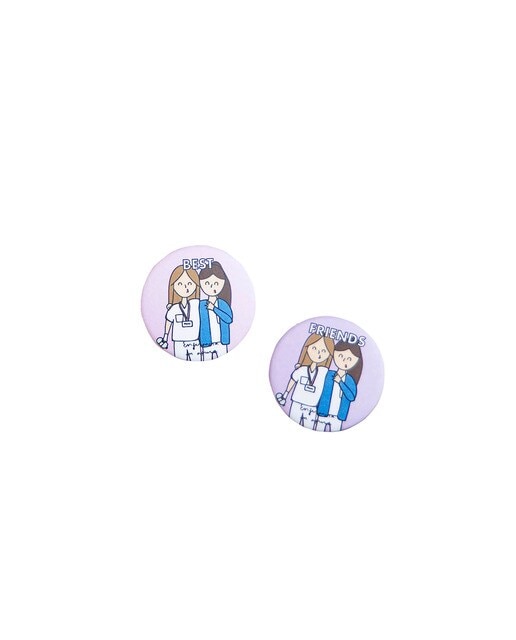 Pack 2 chapas Best friends 1