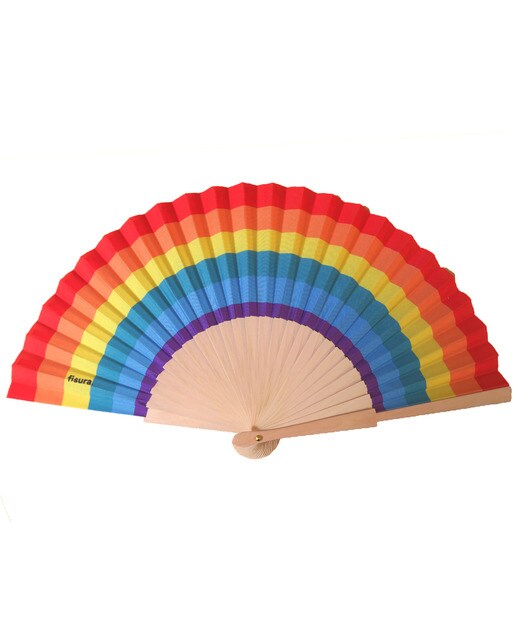Imagem 0 de Leque Rainbow Multicolor