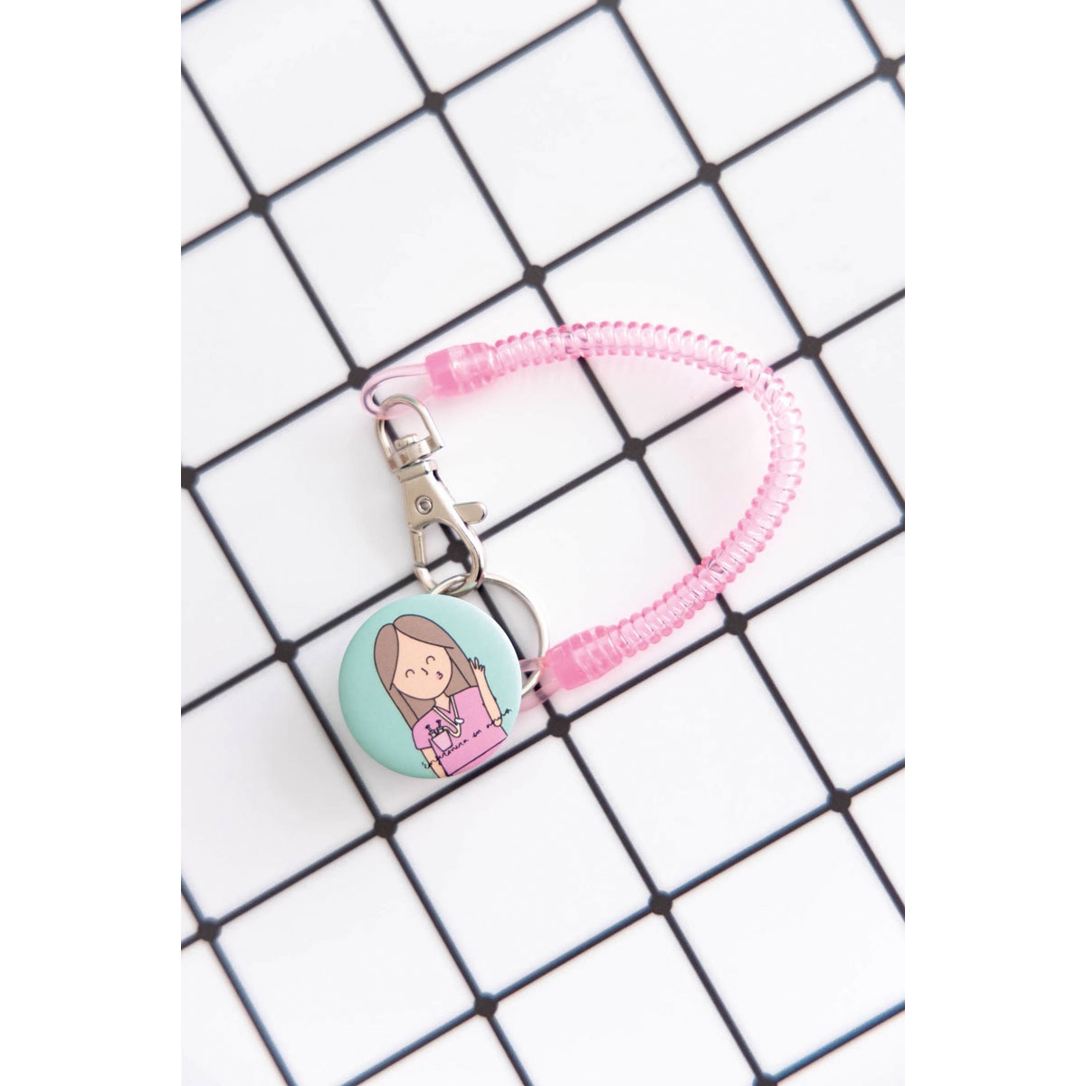 Porta-tesoura Enfermera en Apuros rosa Enfermeira 2