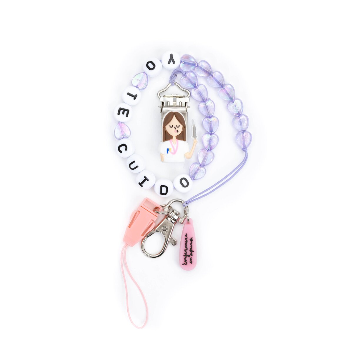 Porta-tesoura Corazones Yo Te Cuido 3