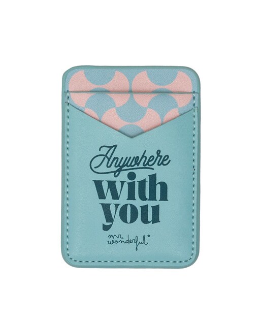 Porta Cartões Adesivo para Telemóvel: Anywhere With You 2