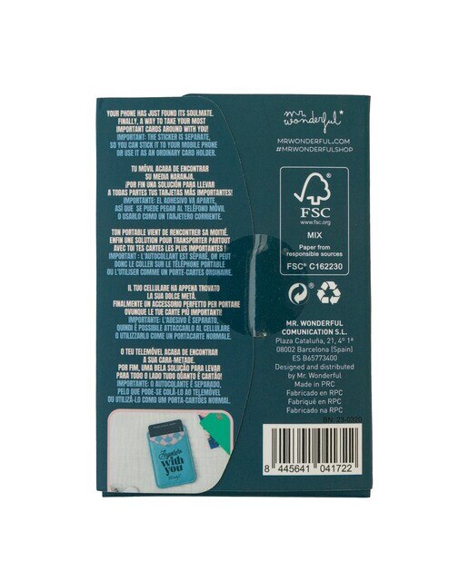 Porta Cartões Adesivo para Telemóvel: Anywhere With You 6