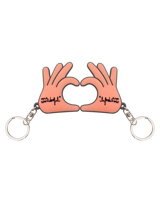Imagen 3 de Set de 2 llaveros Mr. Wonderful: Manos en forma de corazón