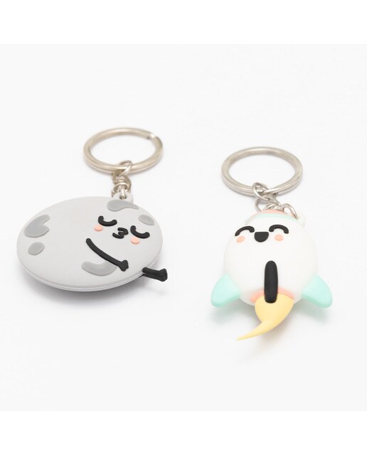Imagen 5 de Set de 2 llaveros Mr Wonderful: Cohete y Luna