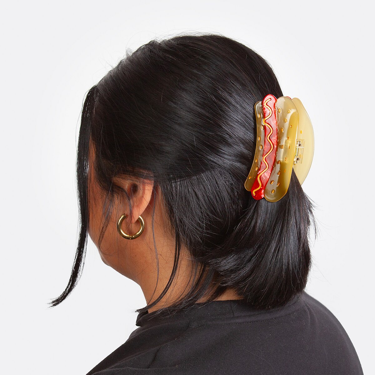 Pinza para el pelo Eat My Socks hot dog 2