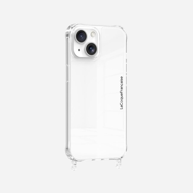 Imagen 0 de Funda antigolpes transparente LaCoqueFrançaise iPhone 13 pro max con anillos de silicona transparentes