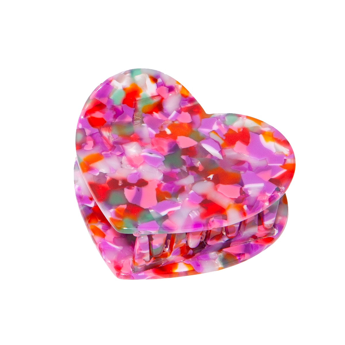 Imagem 0 de Mola para Cabelo Eat My Socks Coração Multicolor