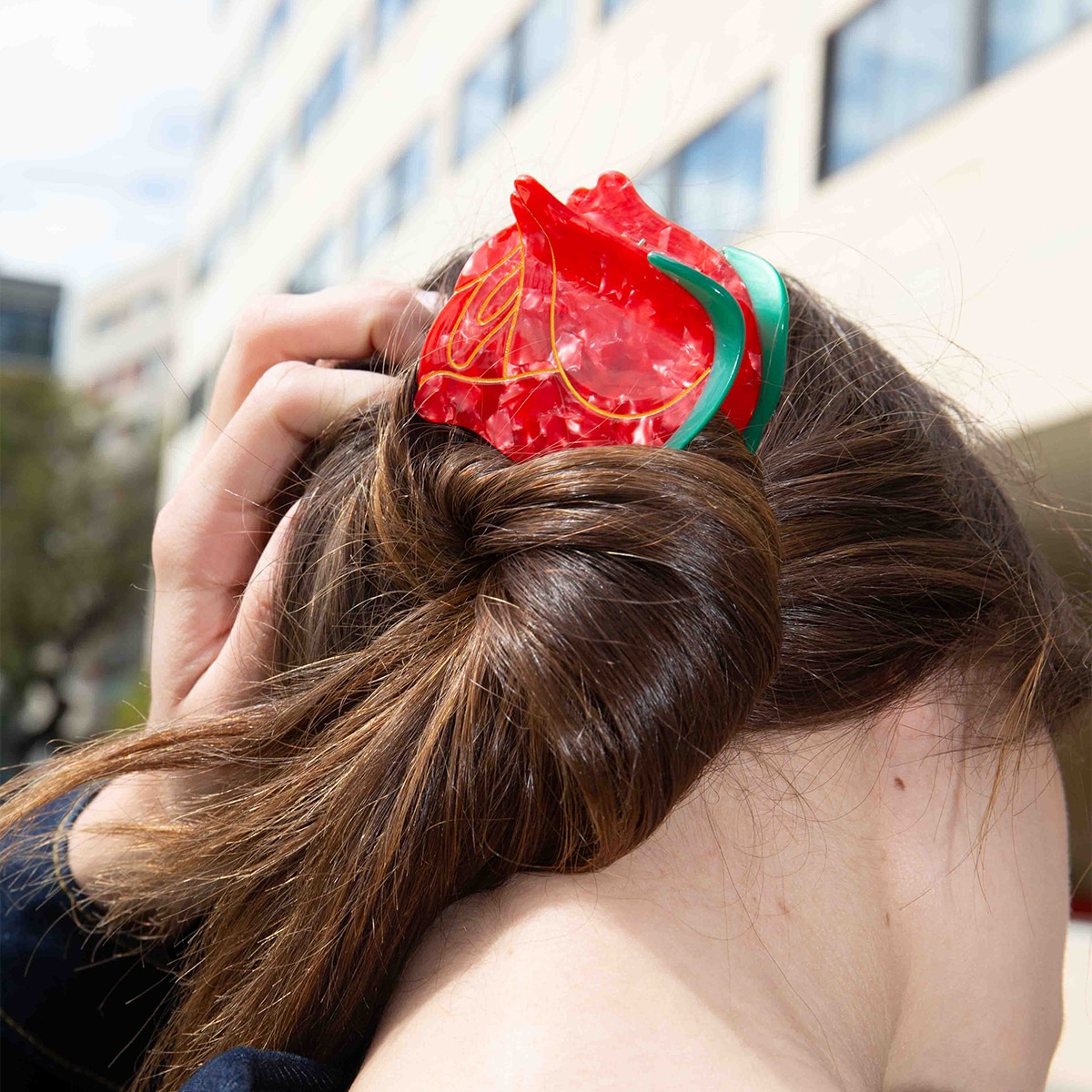 Mola para Cabelo Eat My Socks Rosa 3