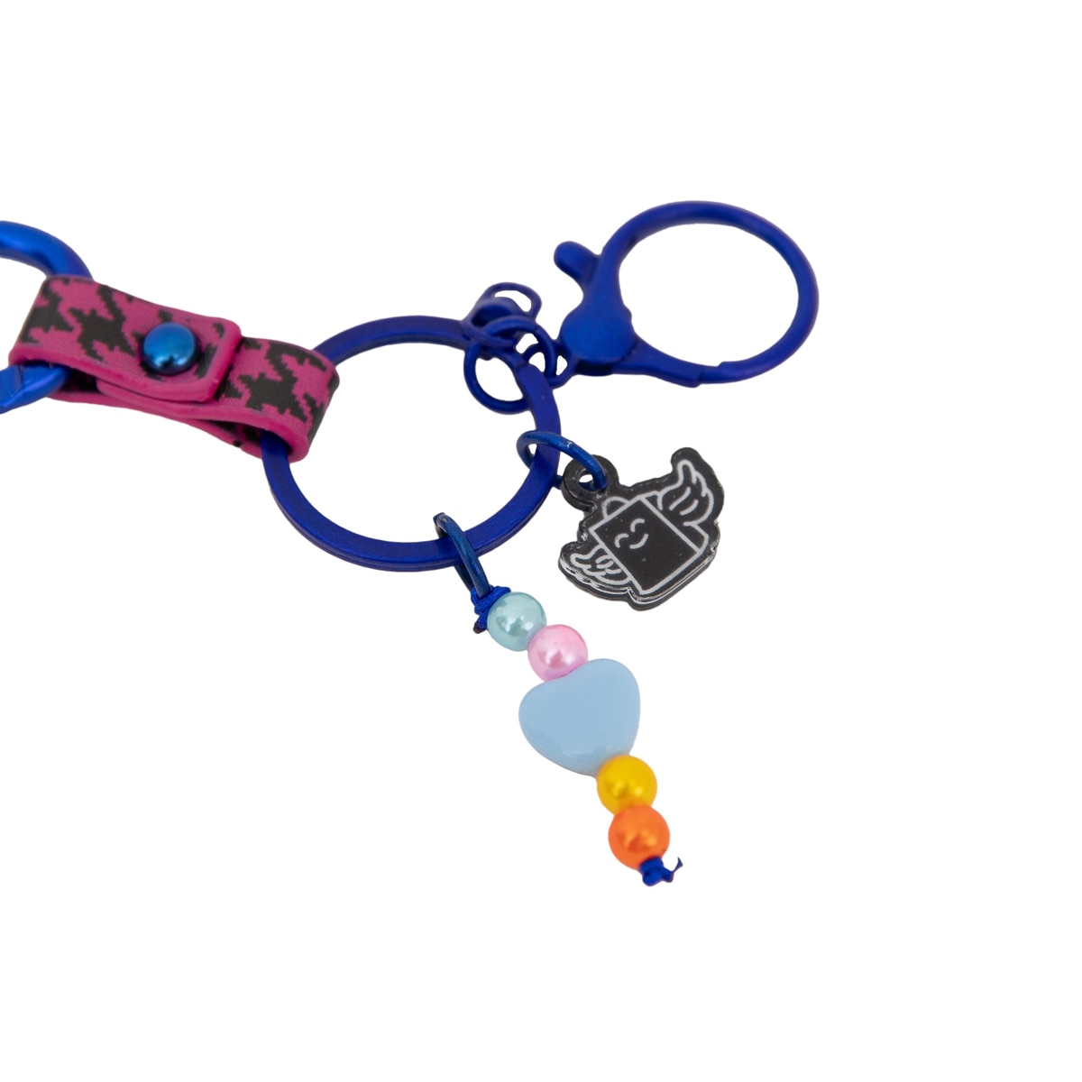 Llavero con charms Mr Wonderful: Pata de gallo. 2