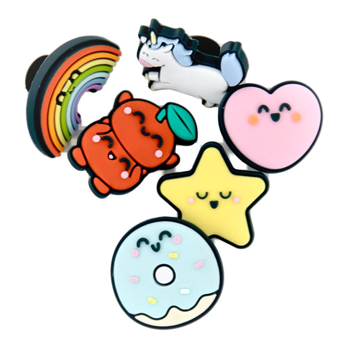 Imagem 0 de Charms Mr Wonderful  Arco-íris, unicórnio, coração, estrela, donut e cerejas