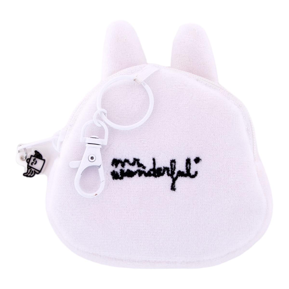 Porta-Moedas com Porta-Chaves, Mini-Caderno e folha de autocolantes Mr Wonderful Coelho 5